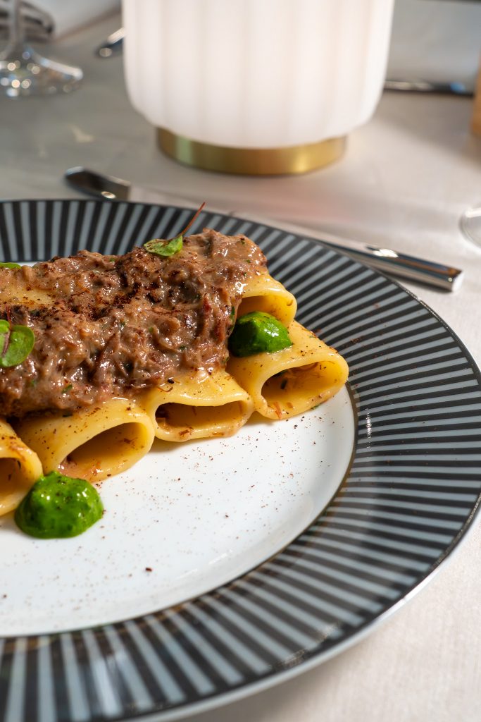 Paccheri al ragù genovese di agnello