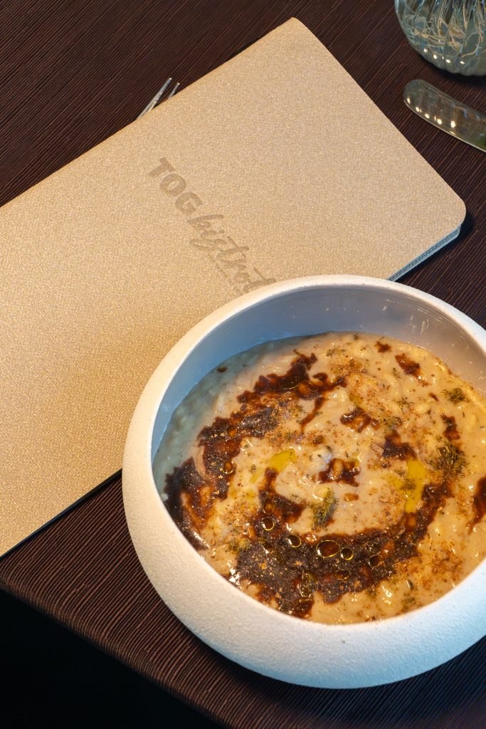 Risotto ai porcini e jus vegetale
